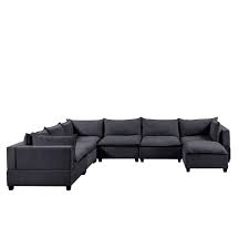 7 Piece Modular Sectional Sofa Chaise