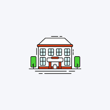 Luxury Big House Vector Icon