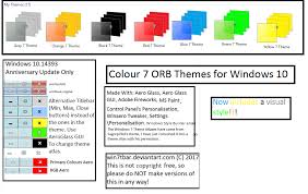 Colour 7 Orb Themes For Windows 10