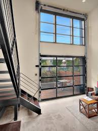 Clear Glass Garage Door