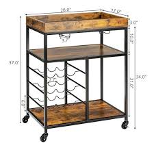 Serving Cart Utility Trolley