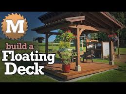 Low Profile Floating Deck