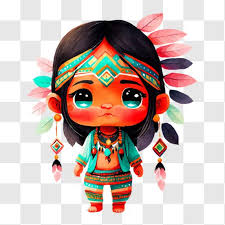 Traditional Native American Character