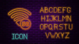 Network 5g Internet Sign Vector Images
