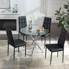 5 Pieces Modern Dining Table Sets