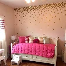 Metallic Gold Wall Decals Polka Dot