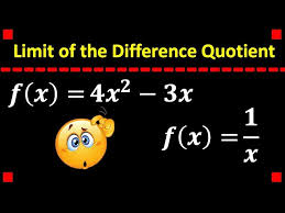 Difference Quotient In Calculus