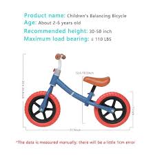 Btmway 2 6 Years Kids Balance Bike With