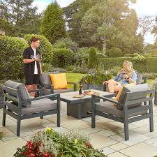 Hex Living Tutbury 4 Seater Aluminium