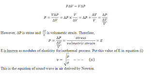 Newtons Formula For Sound