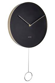 Buy Karlsson Black Pendulum Wall Clock