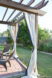 No Sew Diy Outdoor Curtains