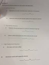 Chemical Equations