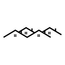Mono Line Real Estate House Logo Icon