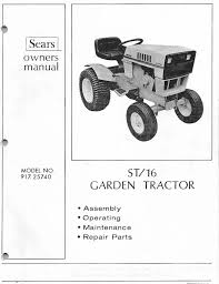 16 Tractor Operator Service Parts
