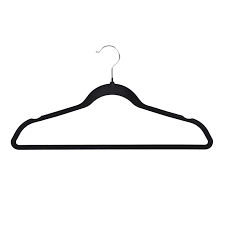 50 Pack Velvet Suit Hangers Black