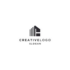 Letter C Home Logo Icon Design Template