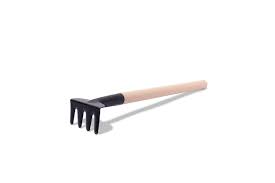 Garden Rake In Isolated With Clipping Path
