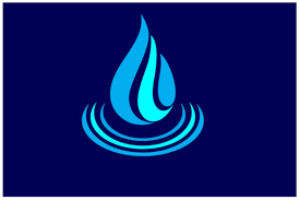 Modern Water Drop Logo And Icon Design