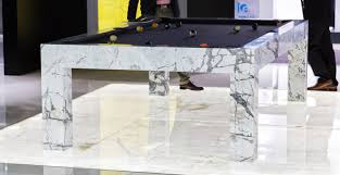 Luxury Pool Table In Marble And Stone