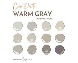 Warm Gray Color Palette Benjamin Moore