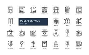 Public Building Icon Vector Art Icons