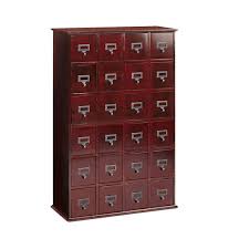 Library Catalog Media Storage Cabinet
