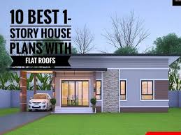 House Plan With Flat Roof Design
