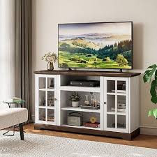 Glass Door Tv Console For 65 In Tv