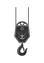 Icon Of Crane Hook Vector Ilration