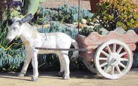 Vintage Donkey And Cart Pedro Jr