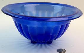 Vintage Hazel Atlas Cobalt Blue Mixing Bowl