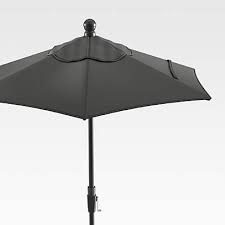 6 Round Sunbrella Charcoal Outdoor