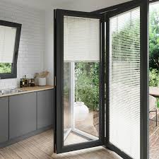 French Door Wooden Blinds Made To Measure