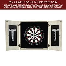 Hathaway Drifter Solid Wood Dartboard