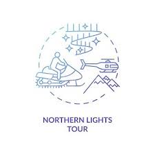 Northern Lights Tour Concept Icon