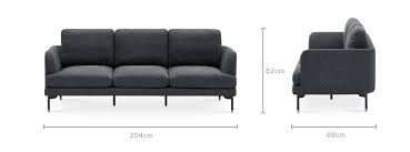 Pebble 3 Seater Sofa Castlery Singapore