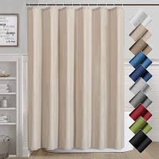 Neutral Shower Curtain Linen Textured