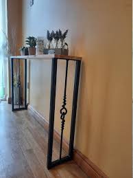 Console Table Legs Hallway Table Entry