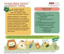 2025 Master Gardener Training Scheduled