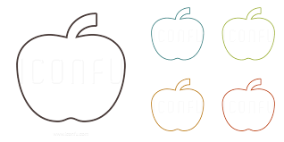 Apple Icon Outline Style Iconfu