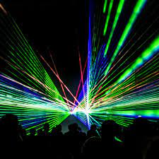 spectacular of wild rave laser