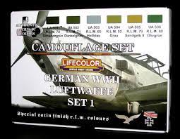 Lifecolor German Wwii Luftwaffe Set 1