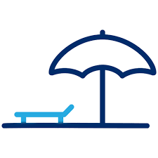 A Pool Side Or In Pool Umbrella