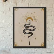 Snake İcon Wall Decor Witchy Decor