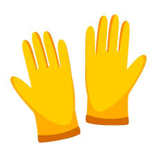 Premium Vector Yellow Rubber Gloves