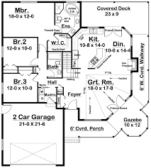 Plan 80507 3 Bedroom House Plan With