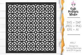 Moroccan Stencil Cut File Graphic By