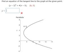 Find An Equation Of The Tangent Line To
