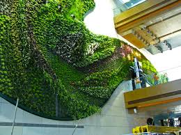 Green Wall At The Icon Hotel In Hong